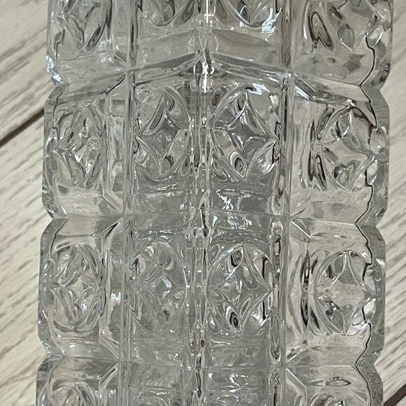 Vintage 1961 Seagrams Calvert Whiskey Square Glass Decanter with Stopper D-126 - Picture 14 of 16